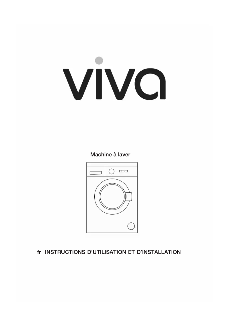 Page n°1 - Manuel utilisateur Viva WFV12A00FF