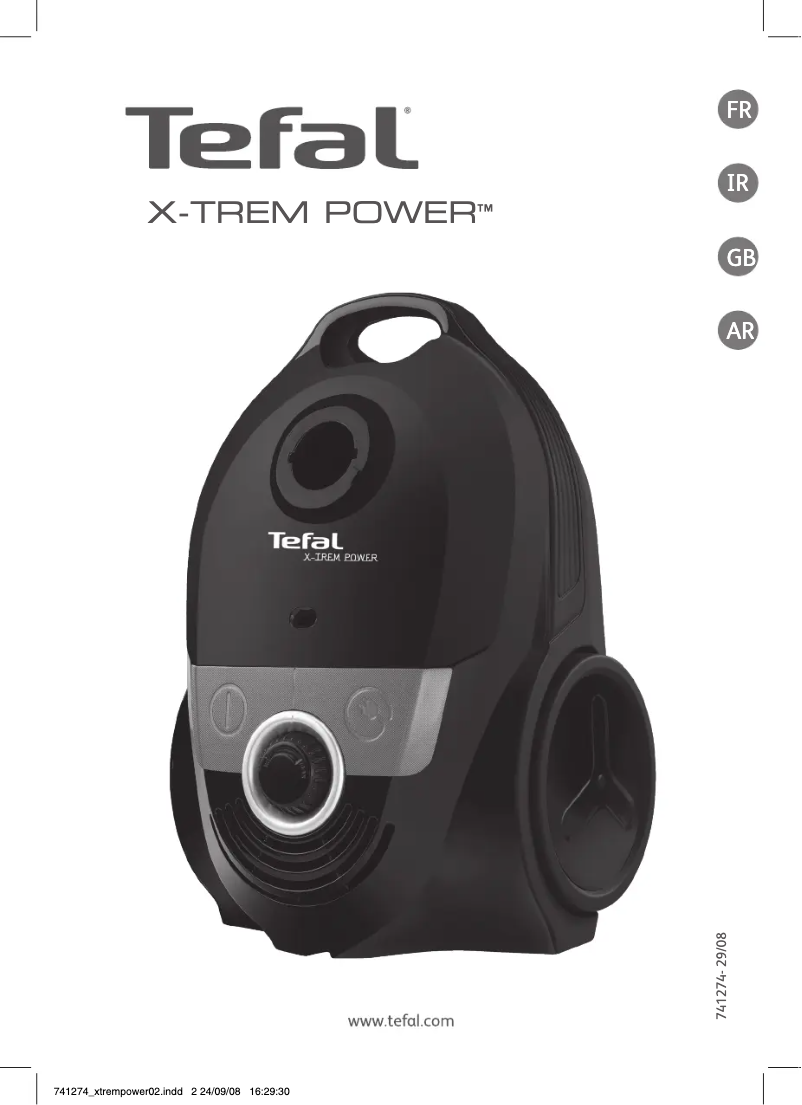 Page n°1 - Manuel utilisateur Tefal X-Trem Power TW5461SO