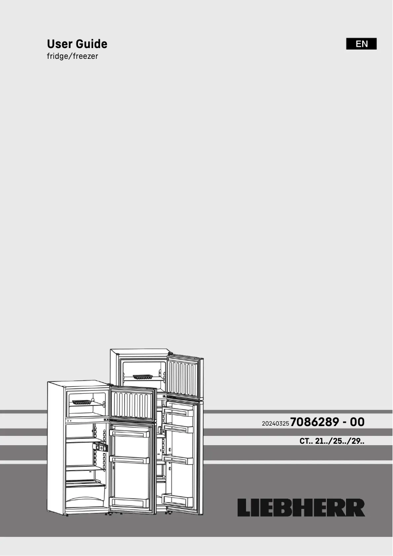 Page n°1 - Manuel utilisateur Liebherr GKle 1655-6