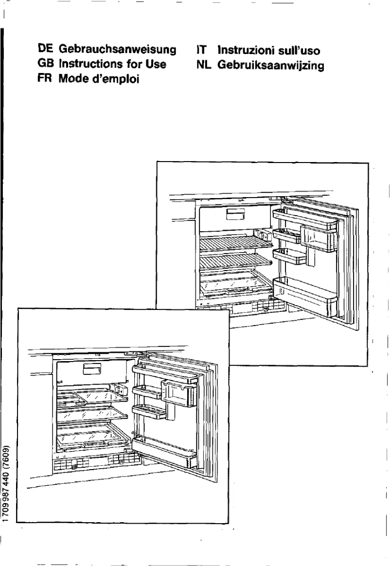 Page n°1 - Manuel utilisateur Neff K 4333 X