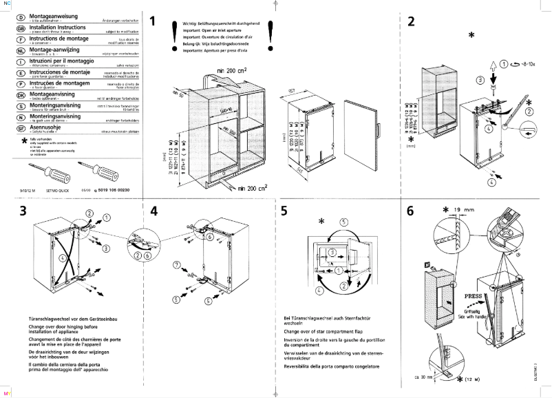 Image de la première page du manuel de l'appareil FR 206 AP