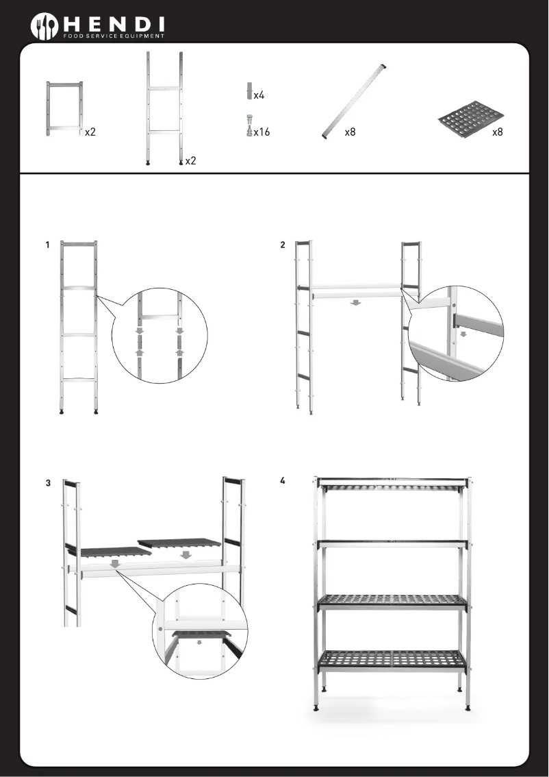 Page n°1 - Manuel utilisateur Hendi 812266