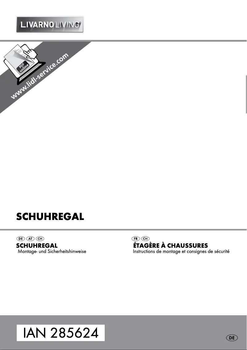 Page n°1 - Manuel utilisateur Livarno Lux IAN 285624