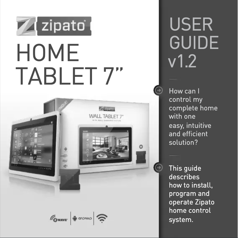 Image de la première page du manuel de l'appareil zpwtab7