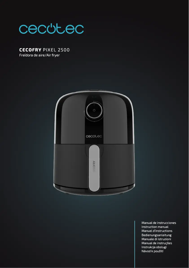 Page n°1 - Manuel utilisateur Cecotec Cecofry Pixel 2500