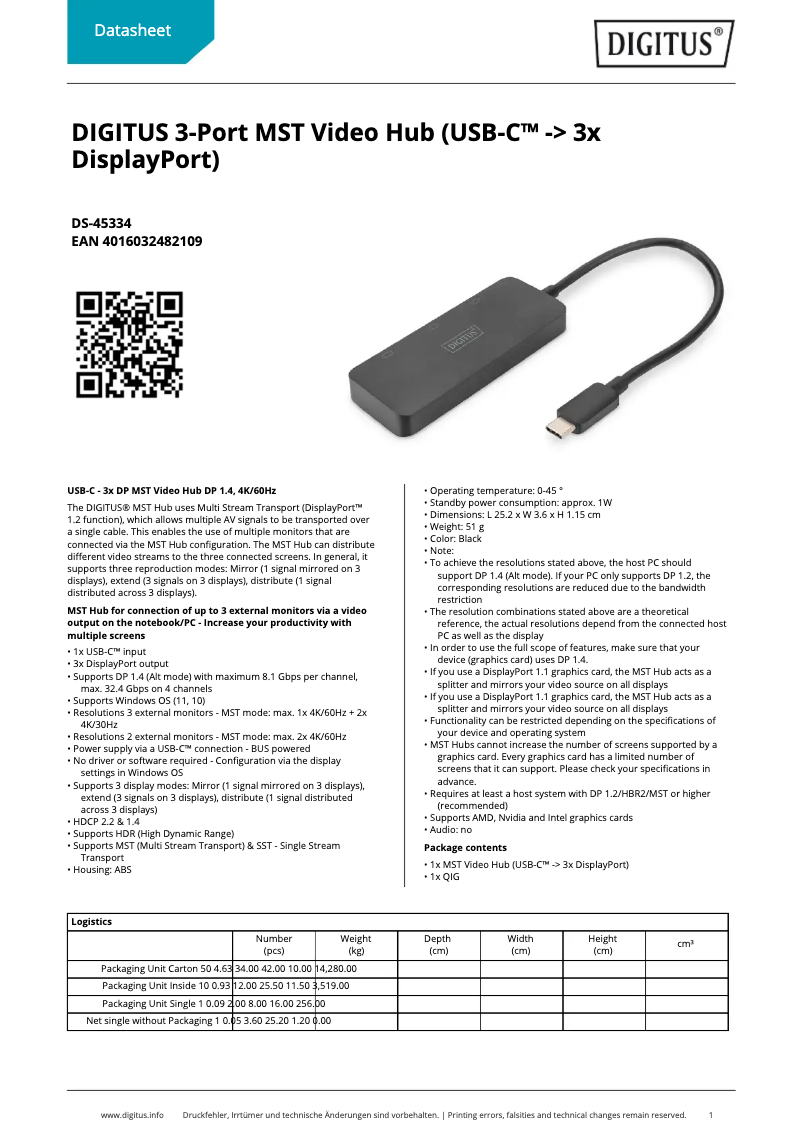 Image de la première page du manuel de l'appareil DS-45334