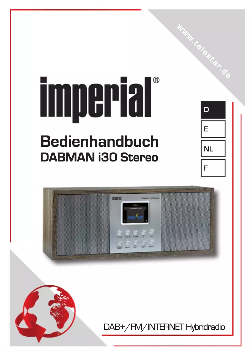 Page 1 de la notice Manuel utilisateur Imperial DABMAN i30 Stereo