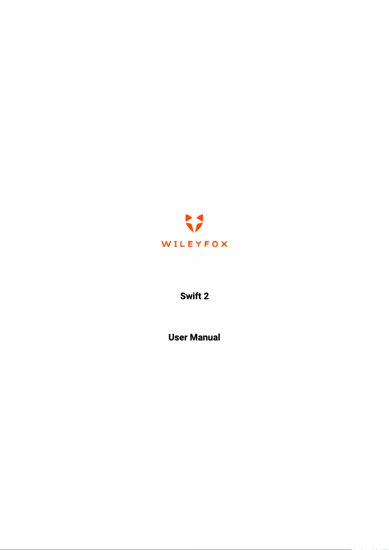 Image de la première page du manuel de l'appareil Swift 2