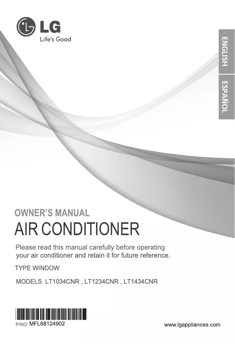 Page 1 de la notice Manuel utilisateur LG LT1034CNR