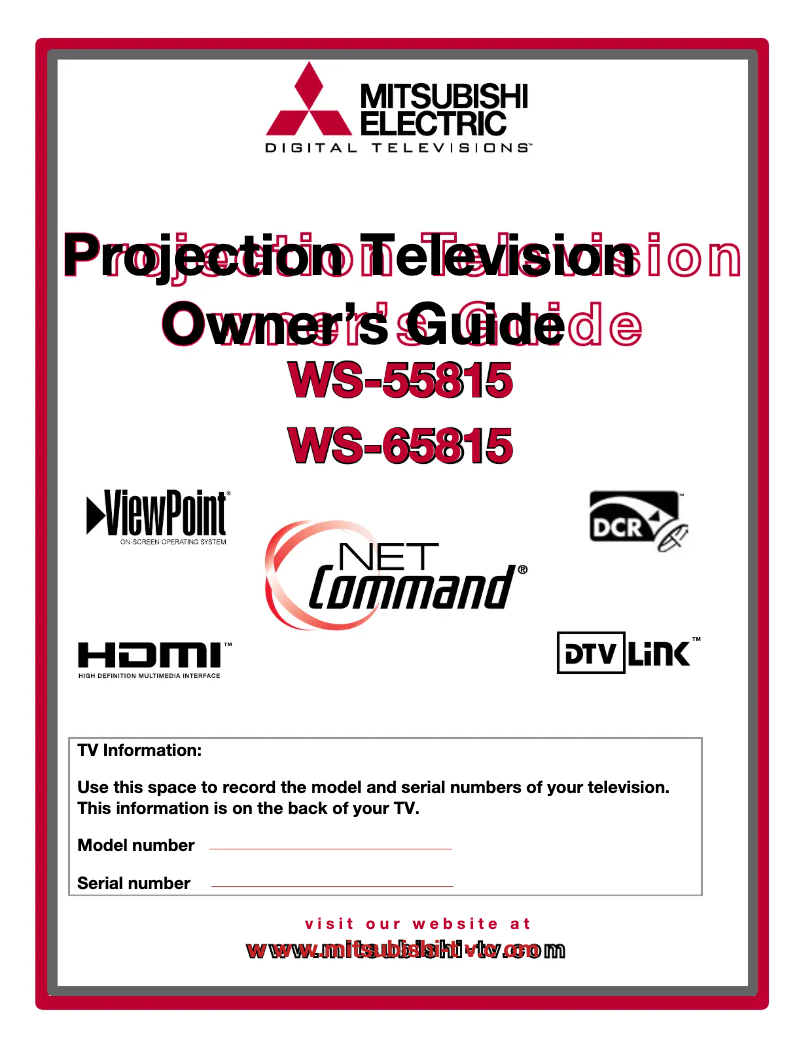 Image de la première page du manuel de l'appareil WS-65815