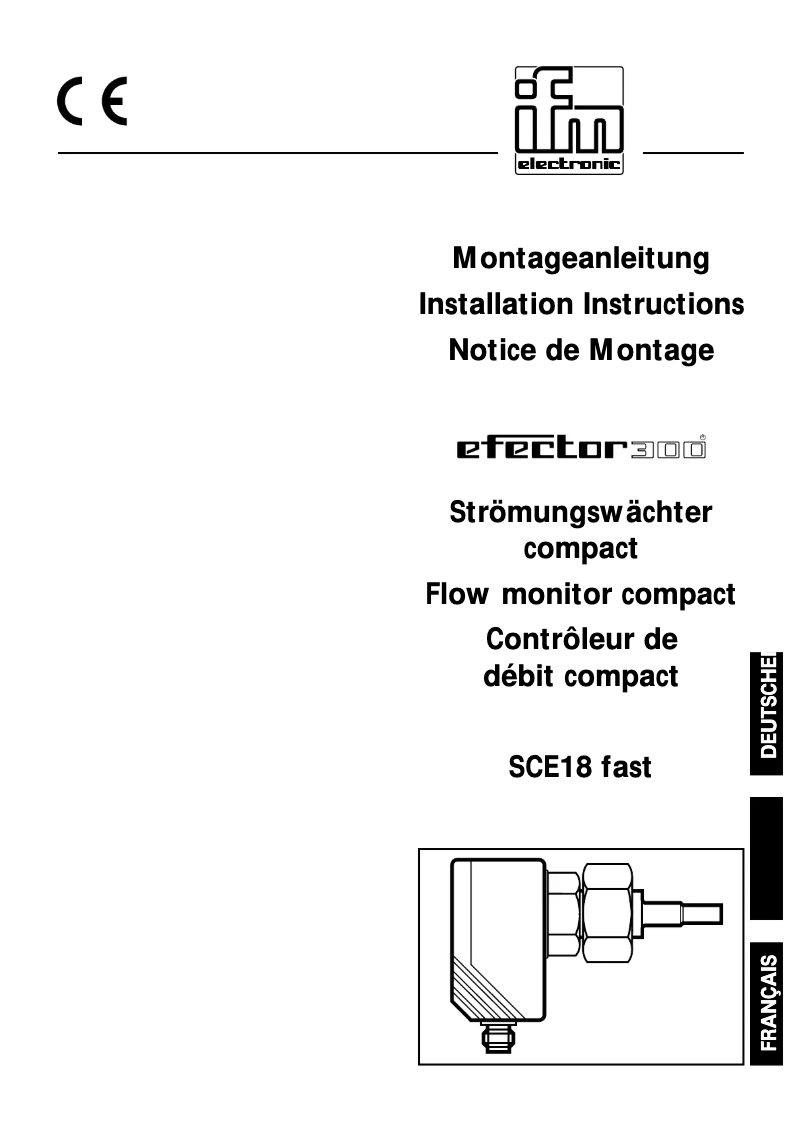 Page 1 de la notice Manuel utilisateur IFM ST0561