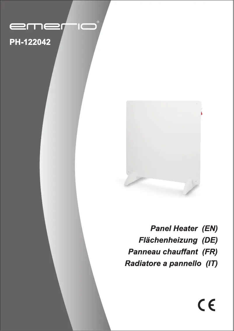 Page n°1 - Manuel utilisateur Emerio PH-122042