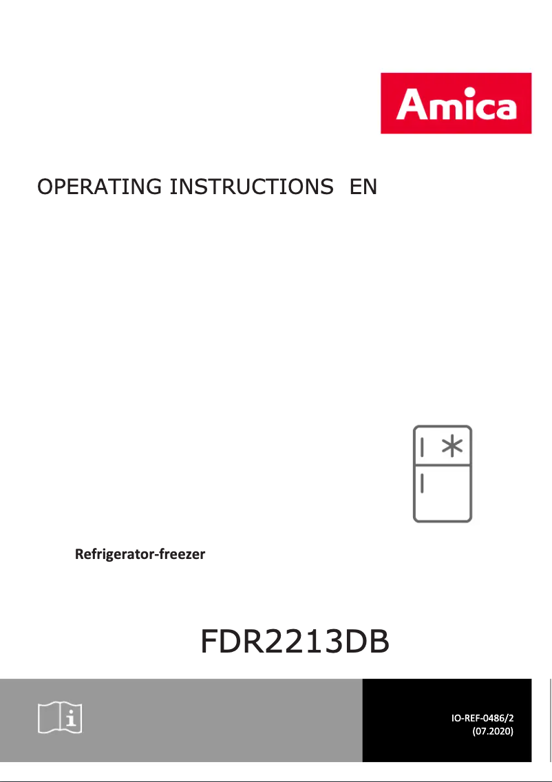 Page n°1 - Manuel utilisateur Amica FDR2213DB