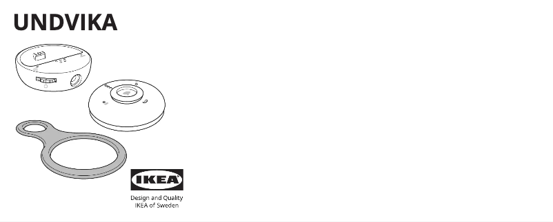 Image de la première page du manuel de l'appareil UNDVIKA 704.701.01