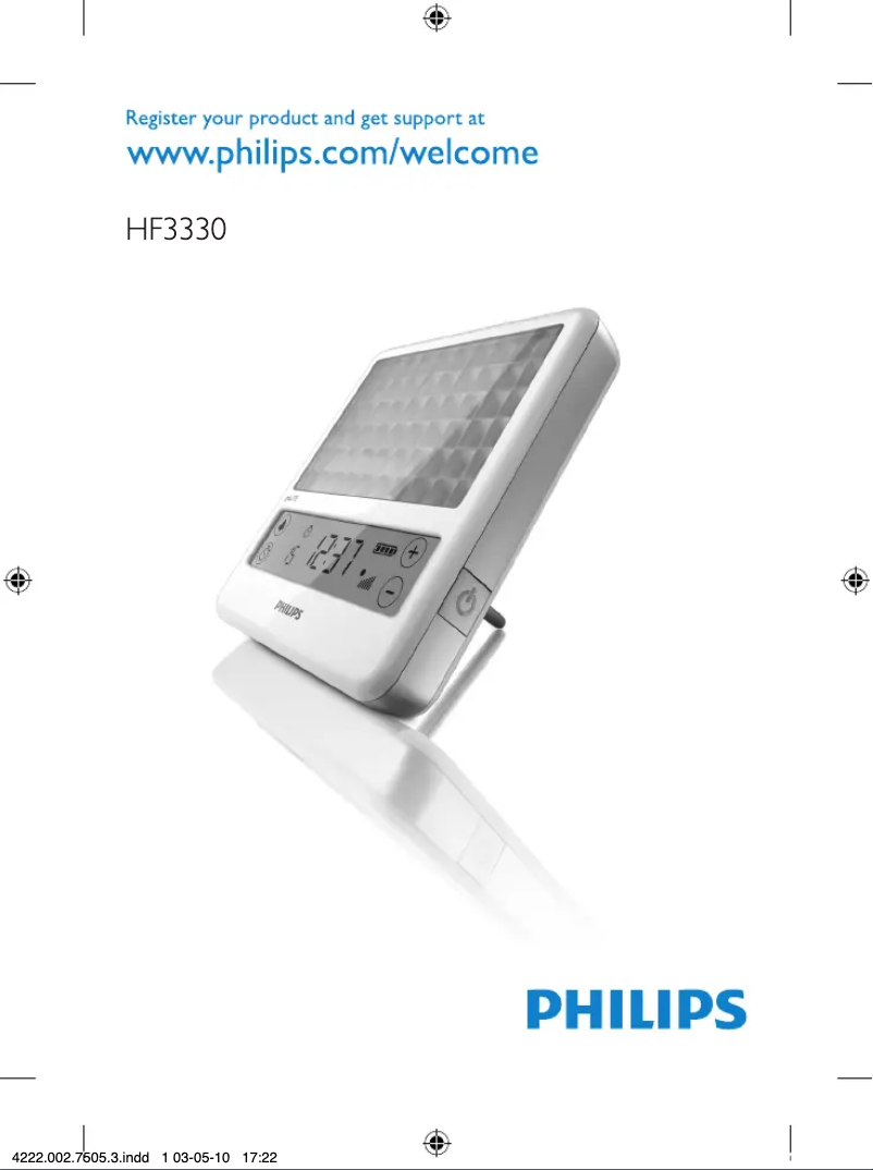 Página 1 del manual Manual de usuario Philips EnergyLight HF3330