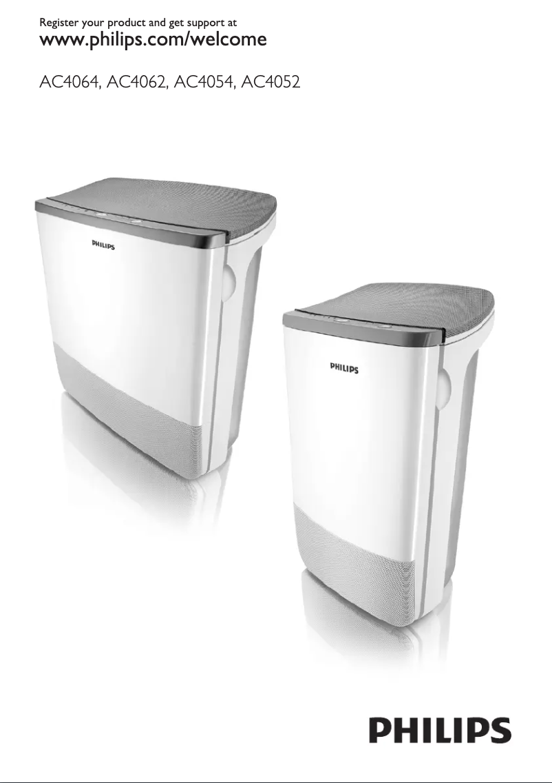 Image de la première page du manuel de l'appareil AC4062