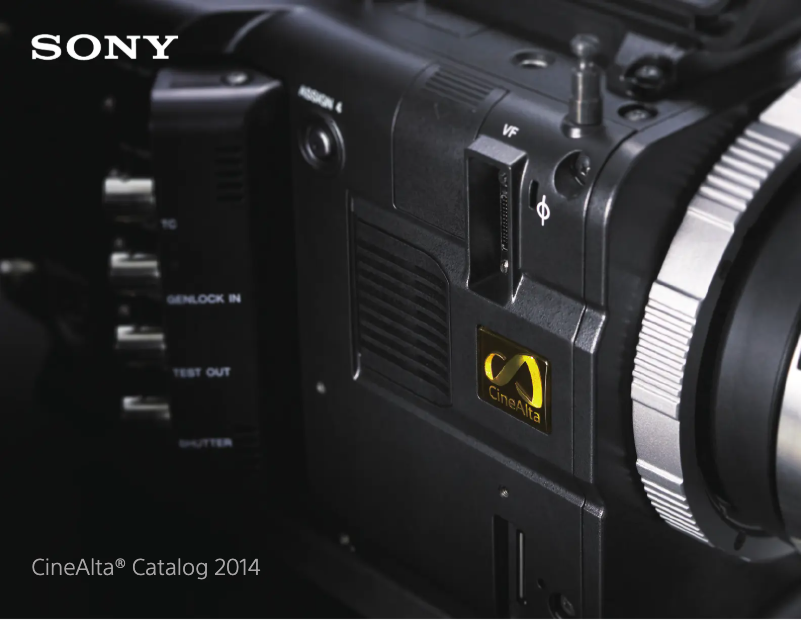 Página 1 del manual Folleto Sony PMW-F55