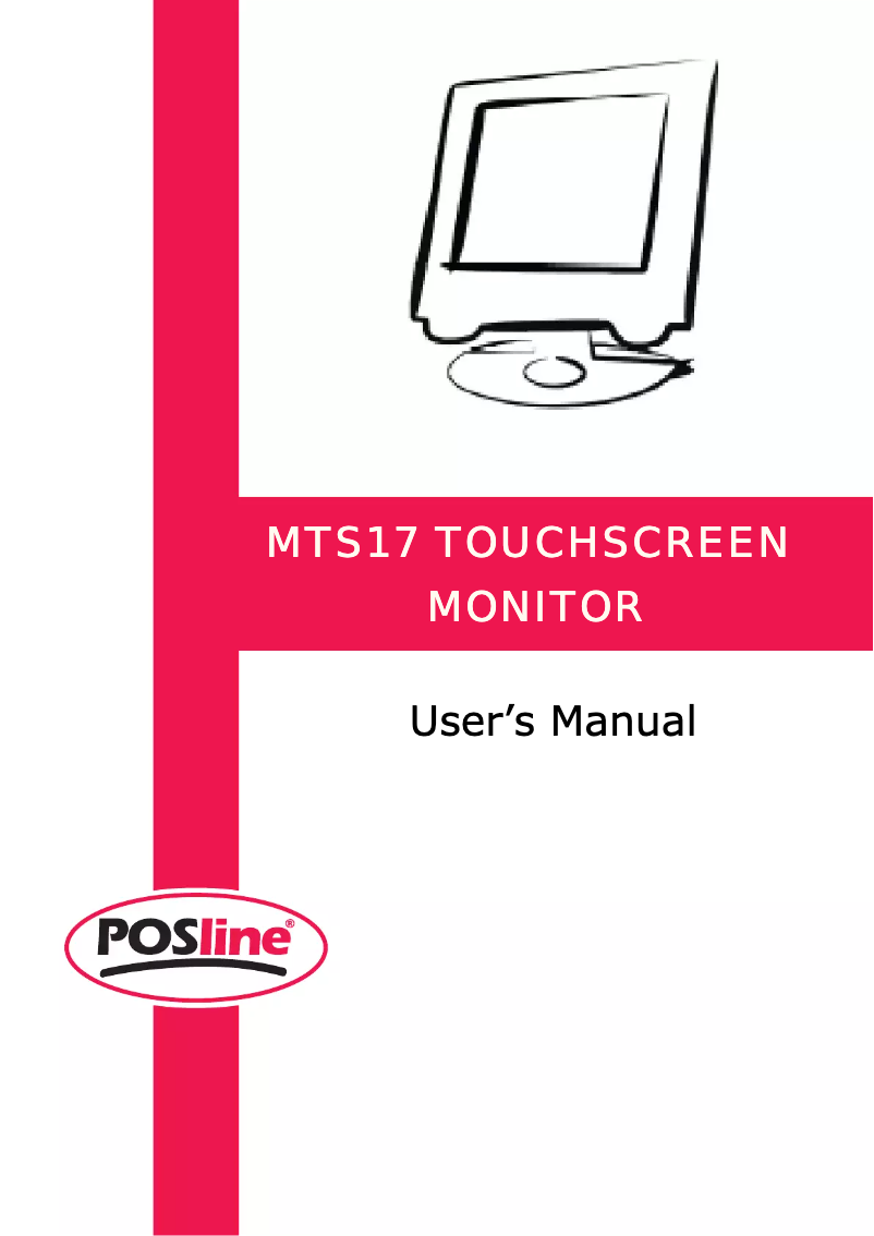 Page 1 de la notice Manuel utilisateur POSline MTS17