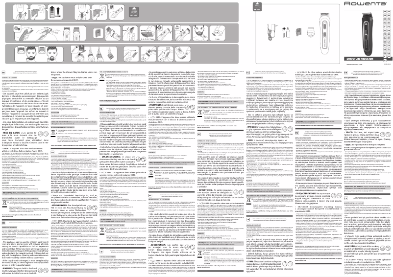 Page n°1 - Manuel utilisateur Rowenta TN 4422