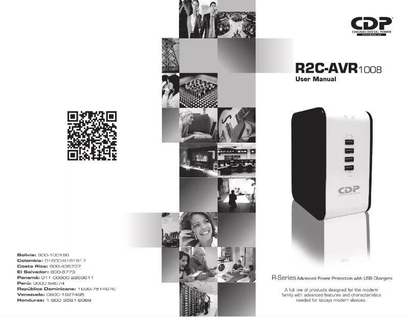 Image de la première page du manuel de l'appareil R2C-AVR1008