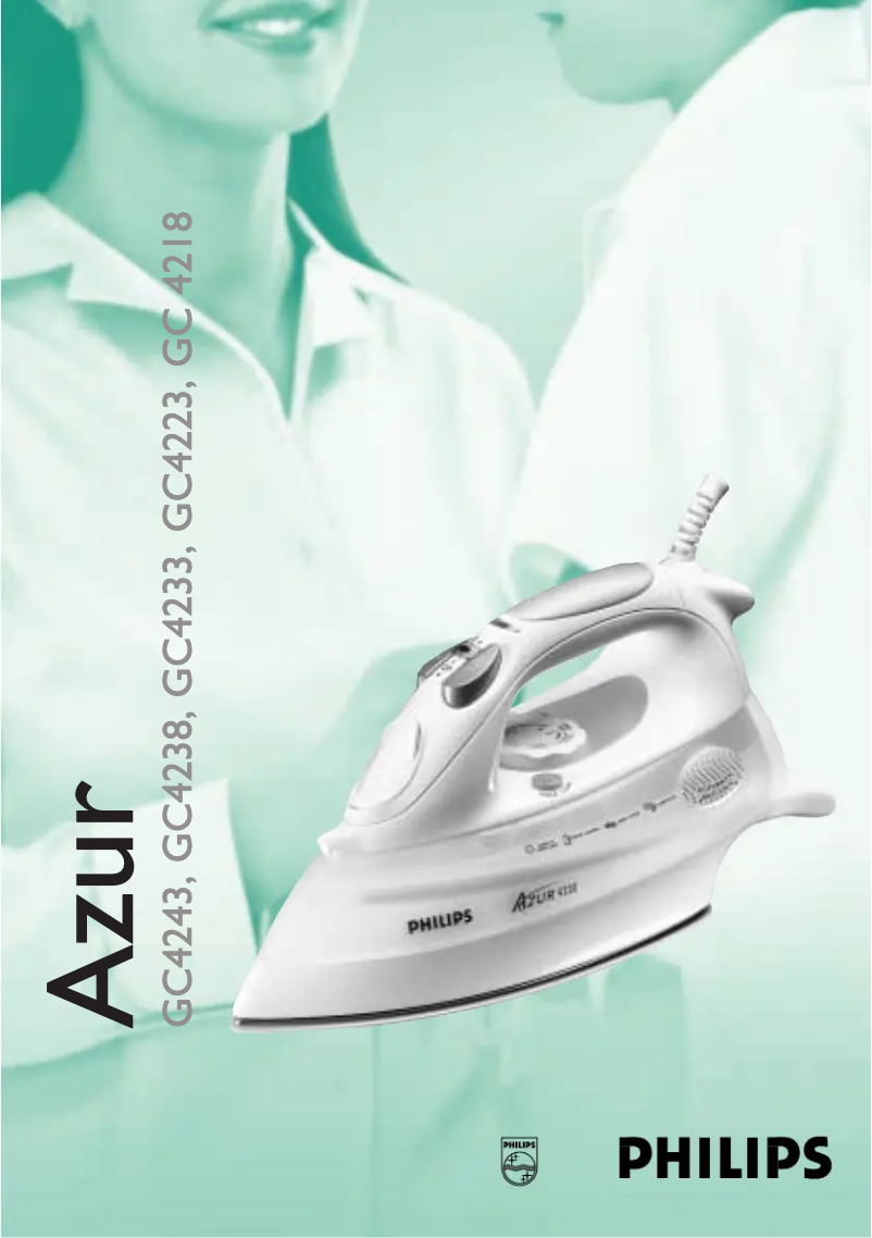 Page n°1 - Manuel utilisateur Philips Azur GC4244