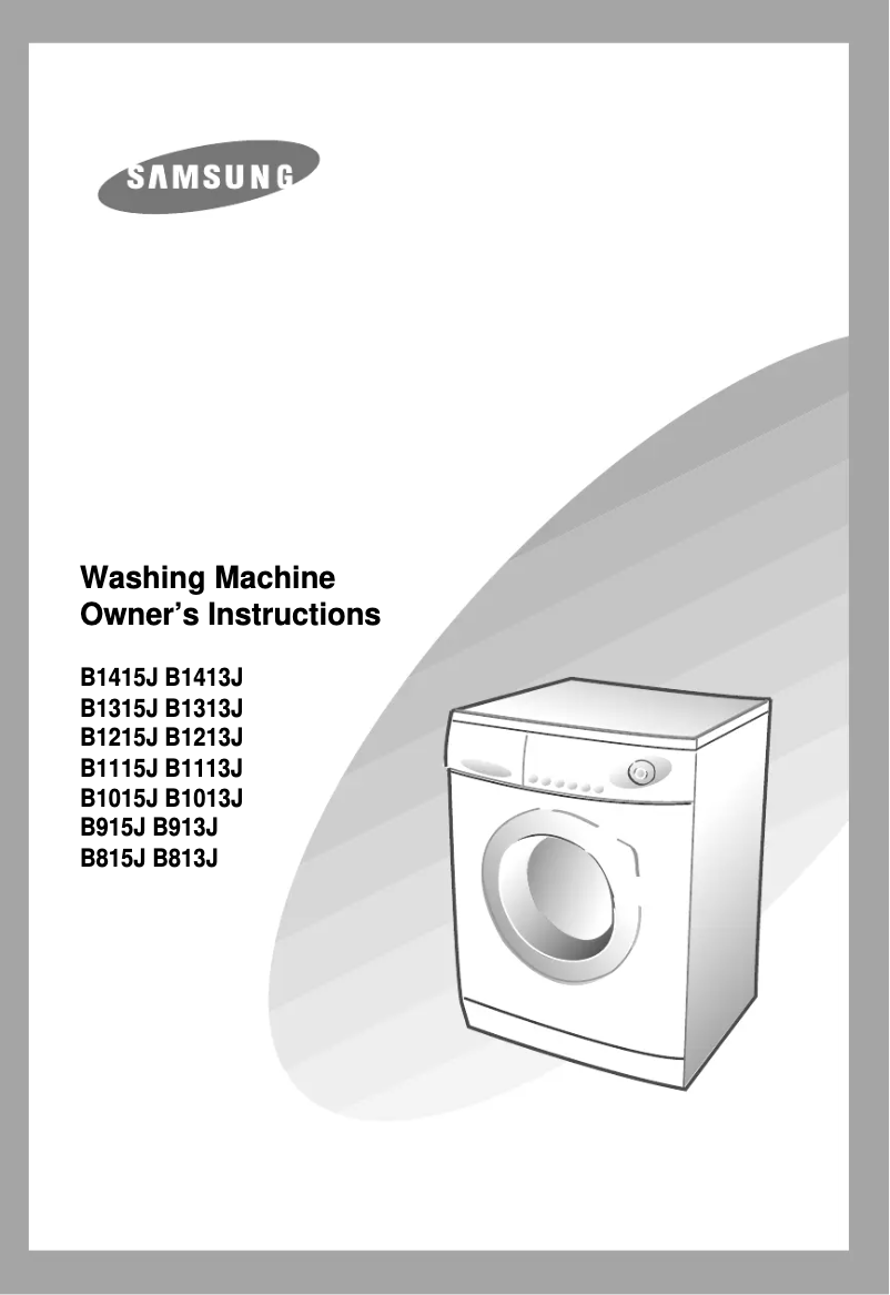 Page n°1 - Manuel utilisateur Samsung B1215J