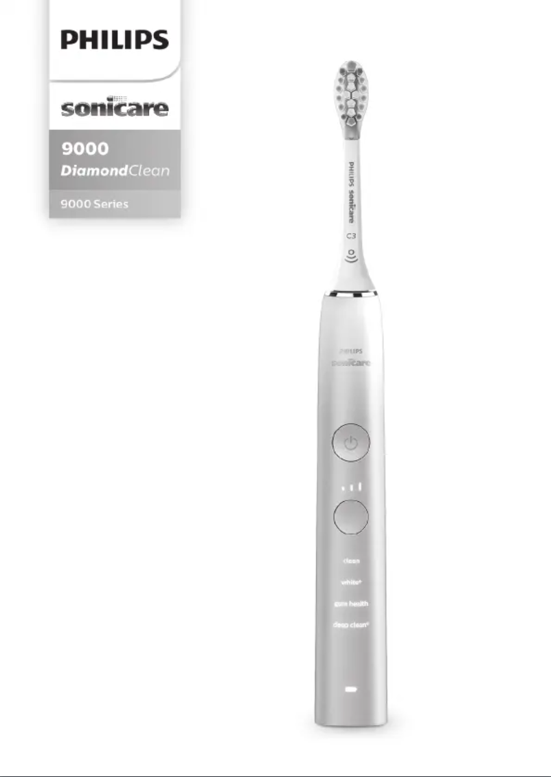 Page n°1 - Manuel utilisateur Philips Sonicare Diamond Clean 9000 HX9914