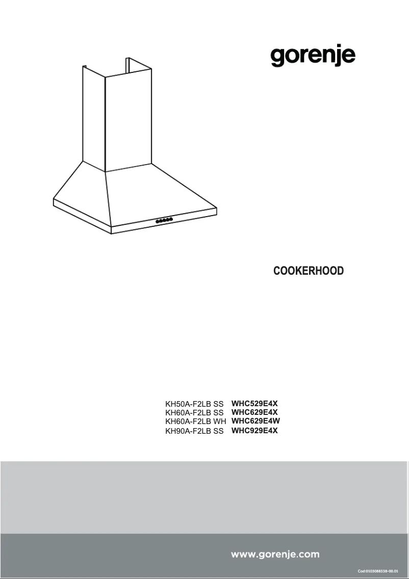 Page n°1 - Manuel utilisateur Gorenje WHC929E4X