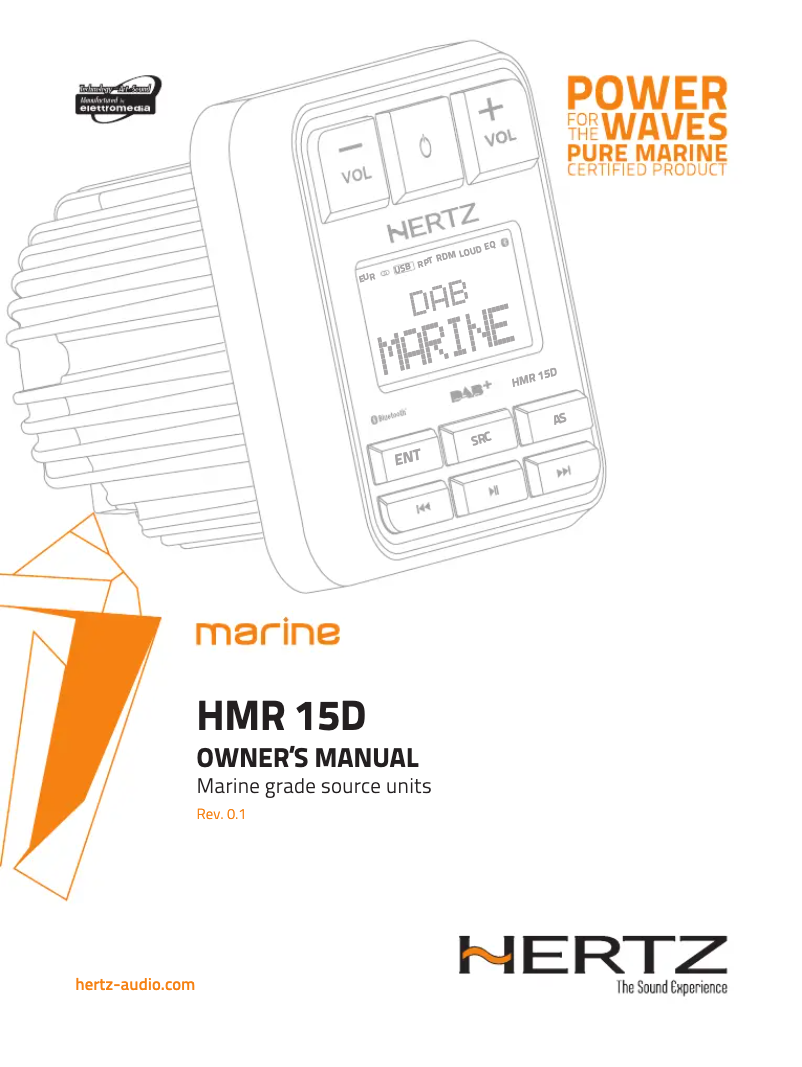 Page 1 de la notice Manuel utilisateur Hertz HMR 15 D