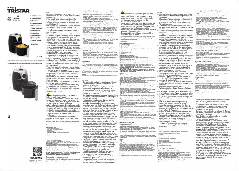 Image de la première page du manuel de l'appareil FR-6980