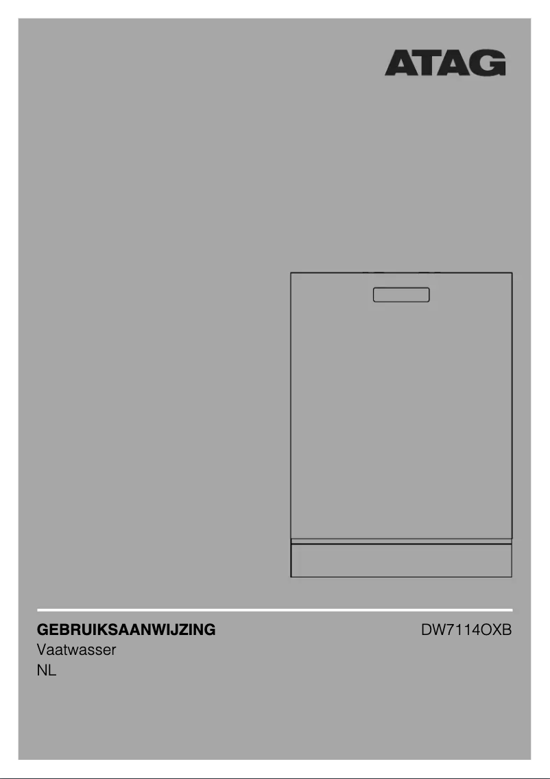 Page 1 de la notice Manuel utilisateur Atag DW7114OXB