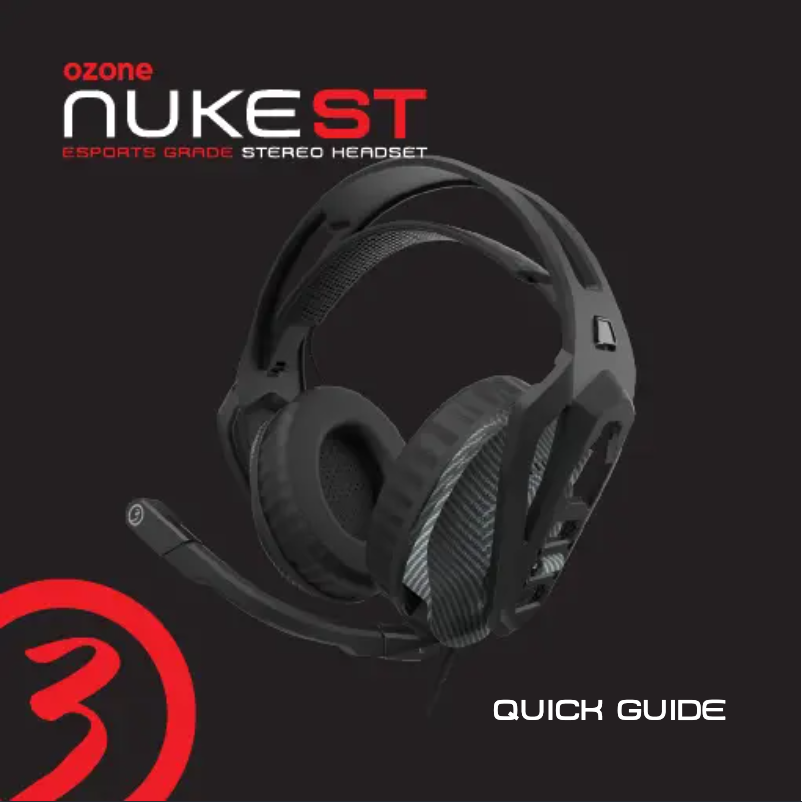 Page n°1 - Manuel utilisateur Ozone Nuke Pro