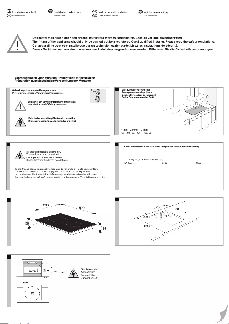Image de la première page du manuel de l'appareil KI129