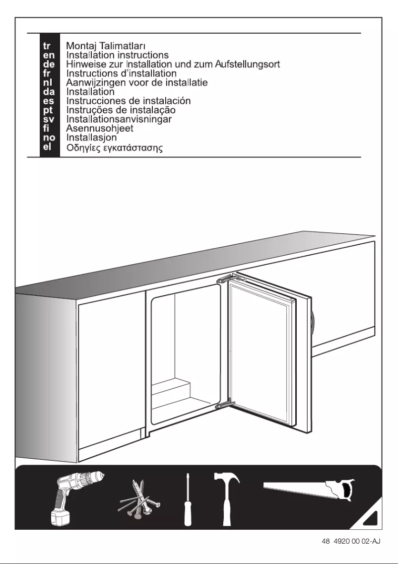 Image de la première page du manuel de l'appareil BU1154N