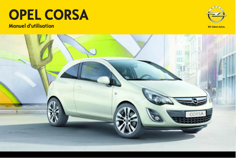 Page n°1 - Manuel utilisateur Opel Corsa (2013)