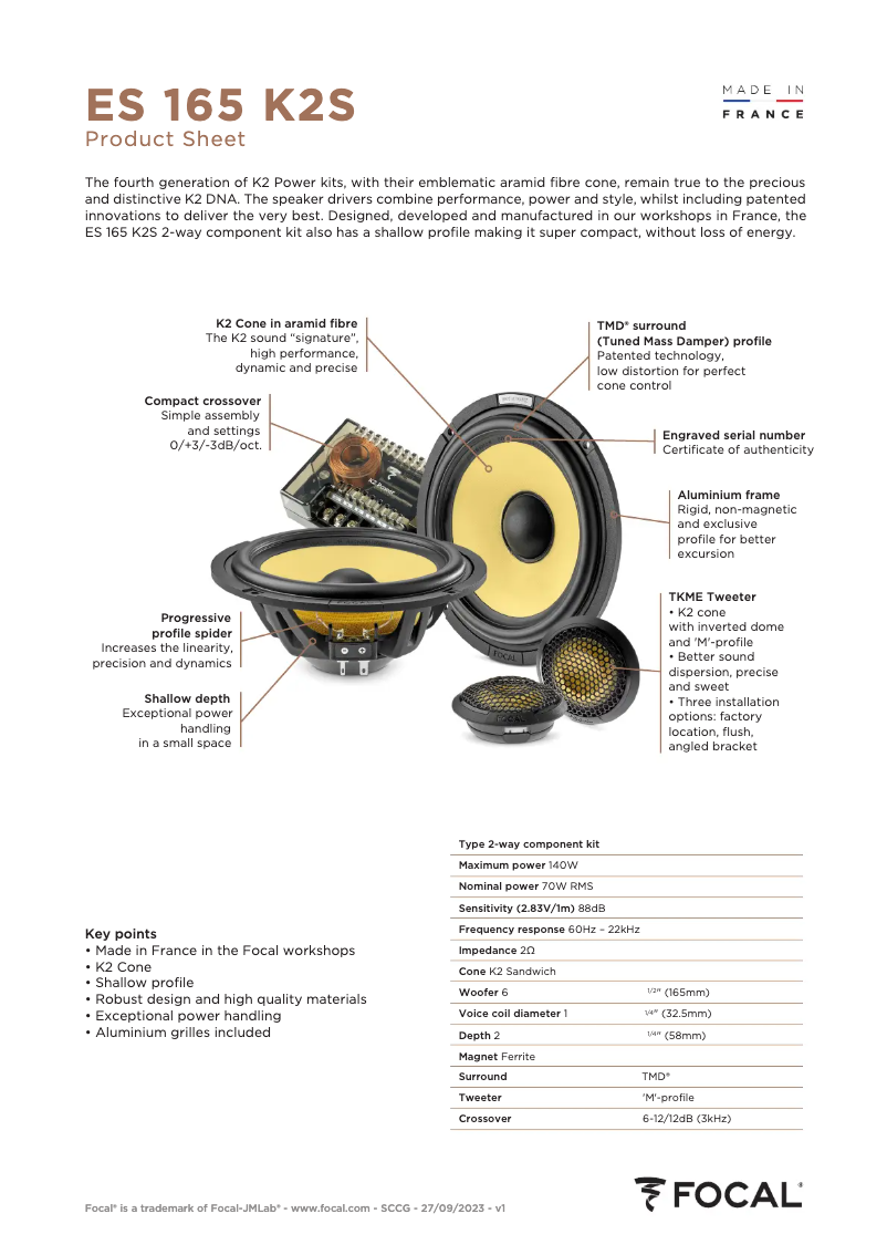 Imagen de la primera página del manual del dispositivo ES 165 K2S