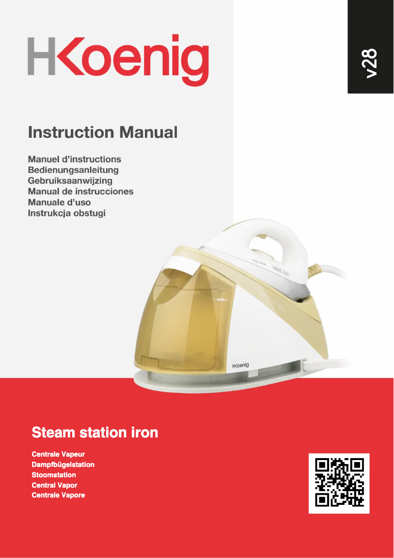 Page 1 de la notice Manuel utilisateur H.Koenig V28