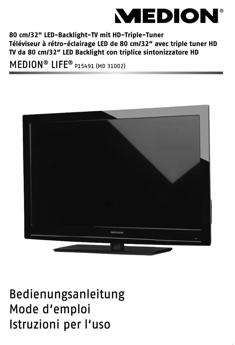 Page 1 de la notice Manuel utilisateur Medion LIFE P15491 (MD 31002)