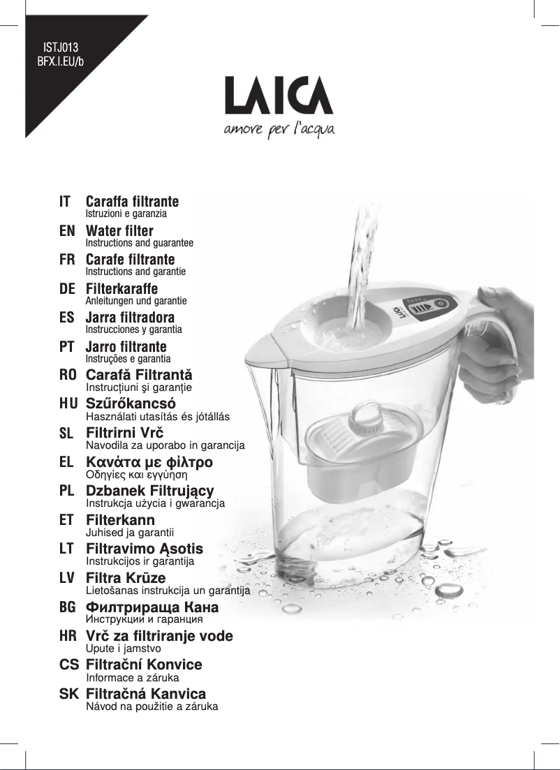 Image de la première page du manuel de l'appareil J35-GA