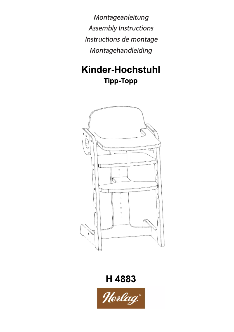Image de la première page du manuel de l'appareil Tipp-Topp H 4883