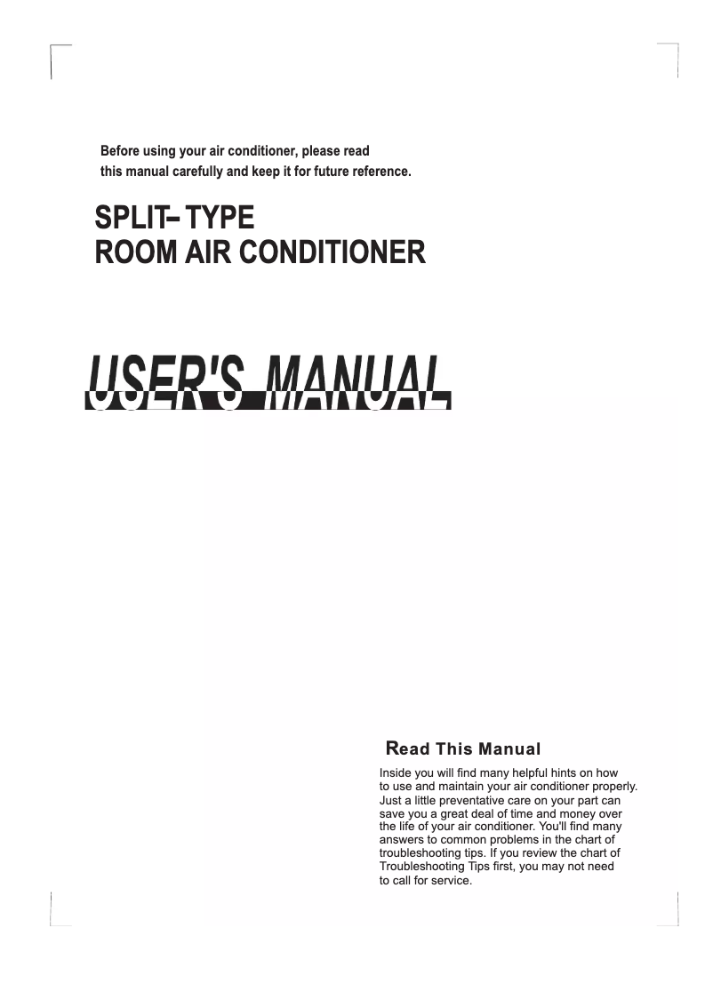Page 1 de la notice Manuel utilisateur Campomatic AC10MS
