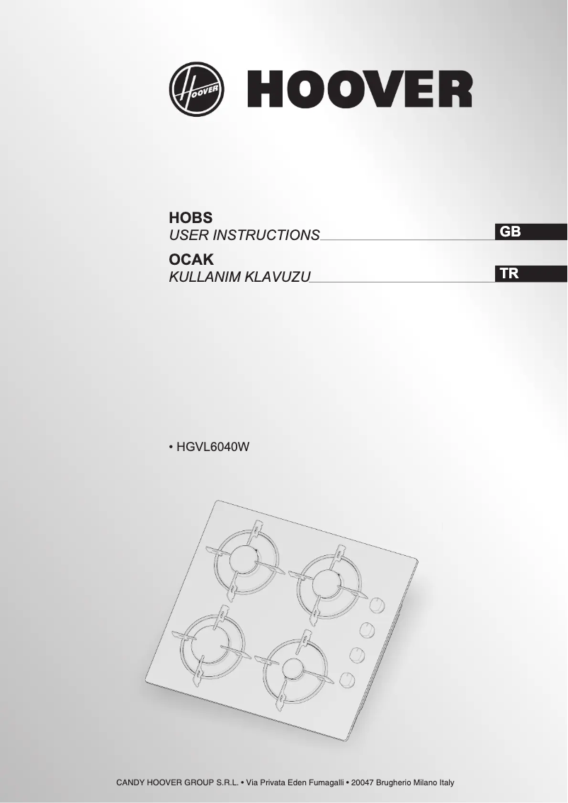Image de la première page du manuel de l'appareil HGVL6040W/1