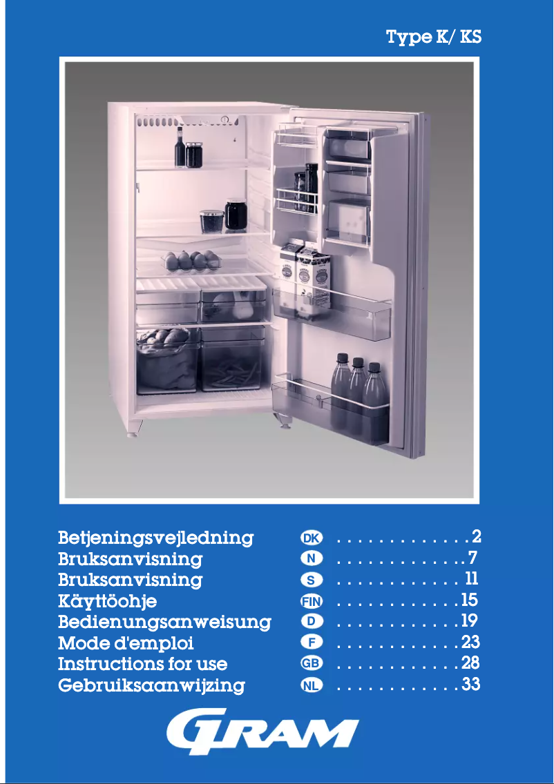 Page n°1 - Manuel utilisateur Gram KS200