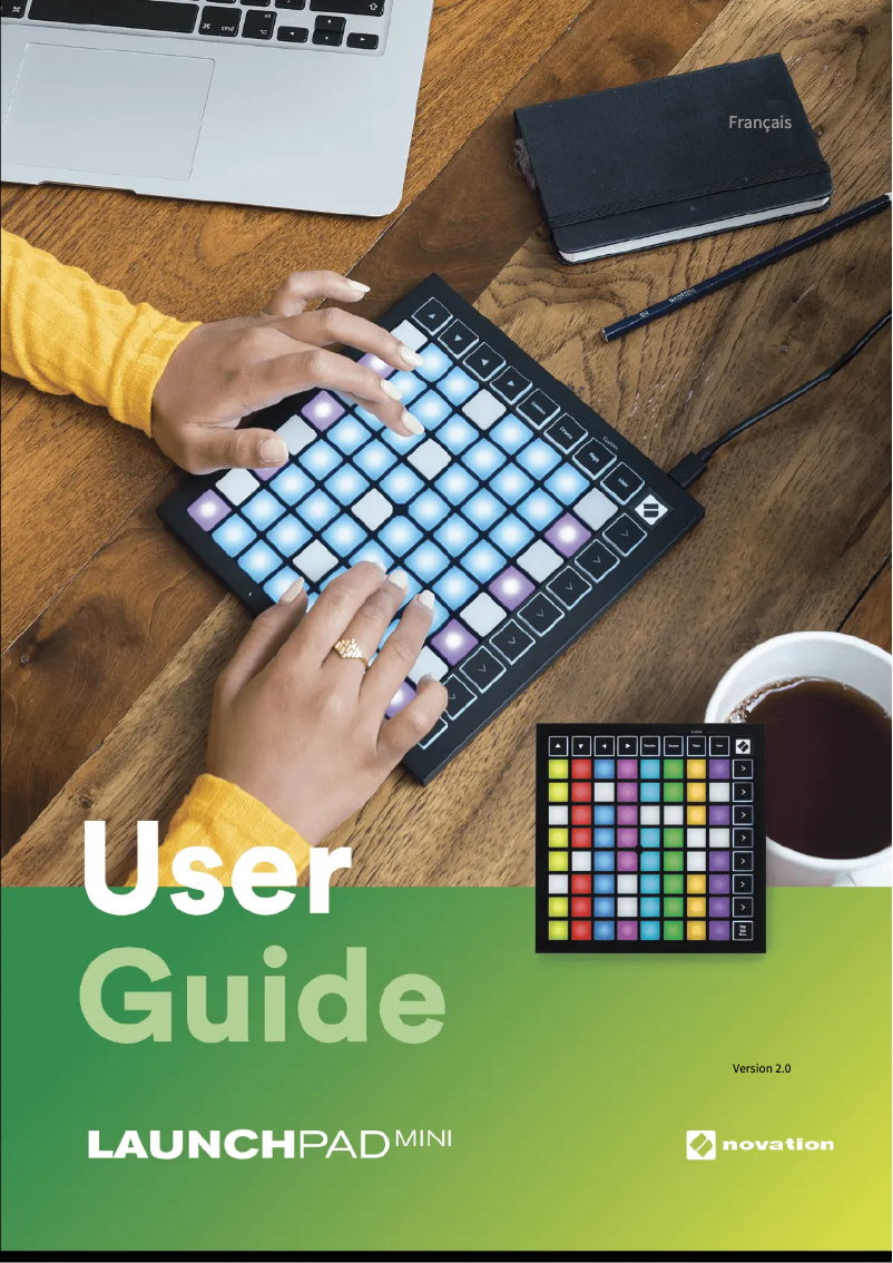 Page 1 de la notice Manuel utilisateur Novation Launchpad Mini MK3