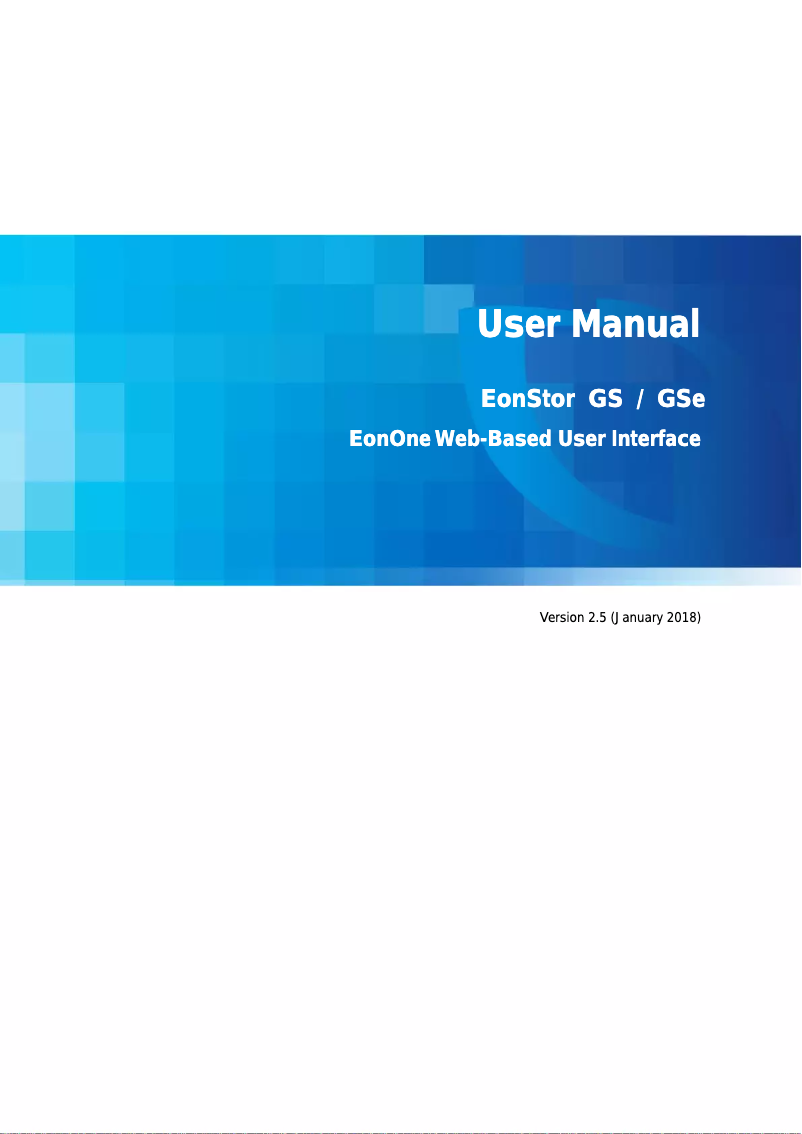 Página 1 del manual Manual de usuario Infortrend EonStor GS 2024B