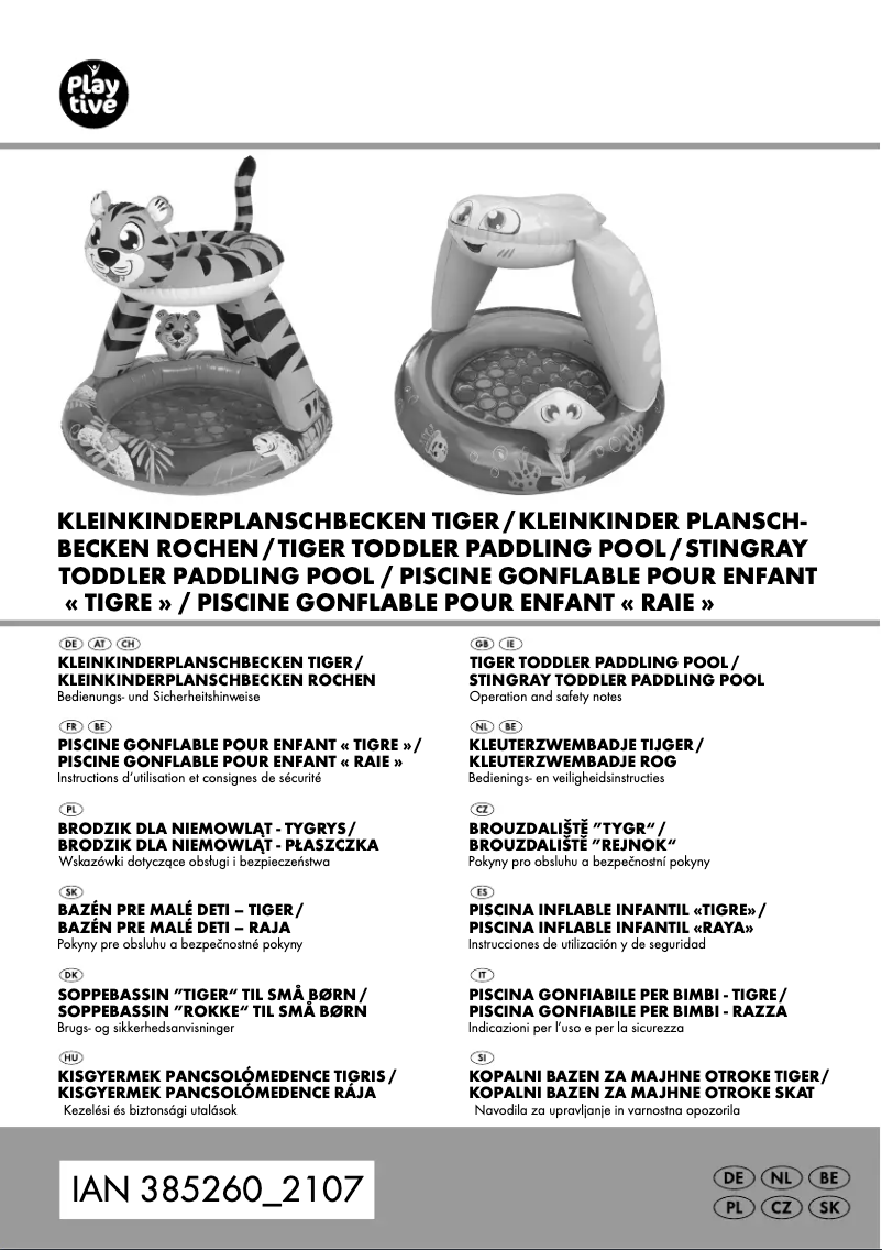 Page 1 de la notice Manuel utilisateur Playtive HG07912A