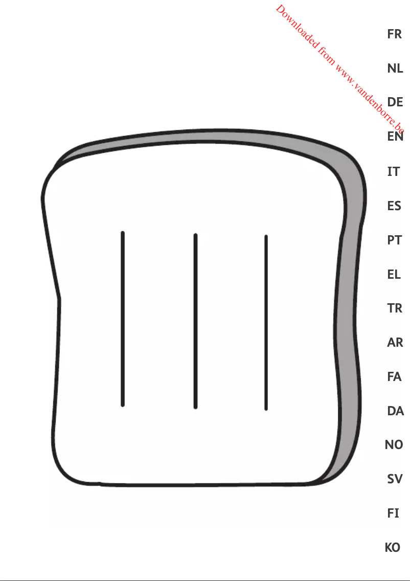 Image de la première page du manuel de l'appareil Express TL2701