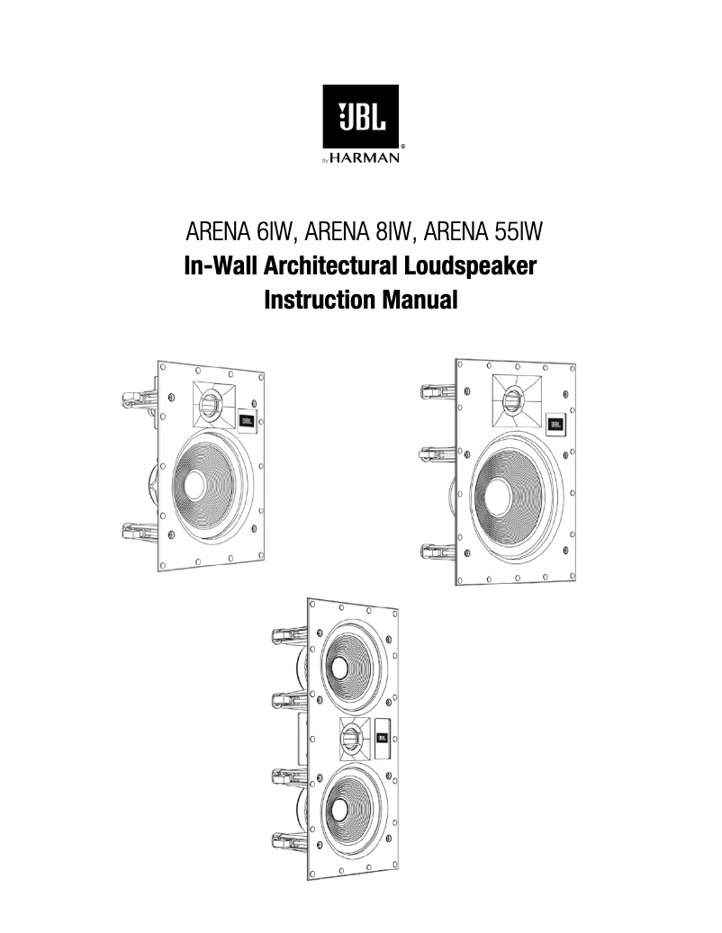 Page n°1 - Manuel utilisateur JBL Arena 6IW