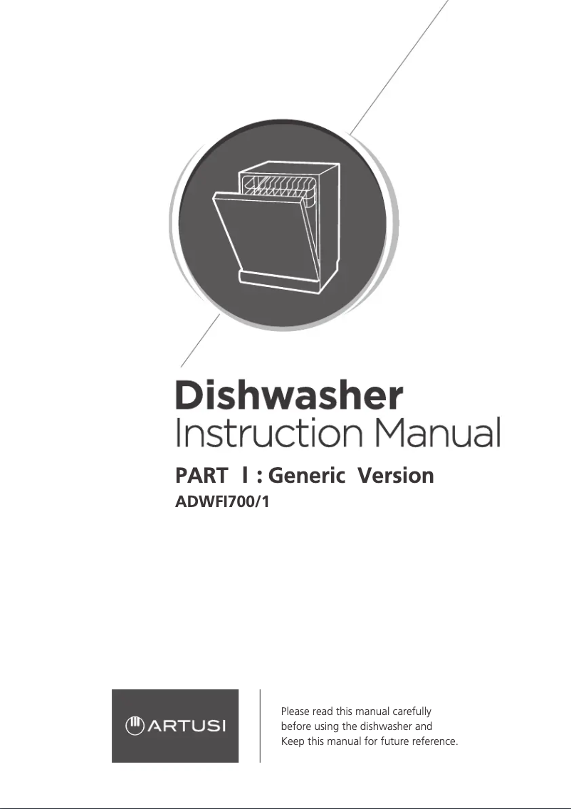 Image de la première page du manuel de l'appareil ADWFI700/1