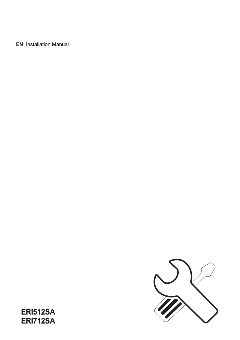 Image de la première page du manuel de l'appareil ERI512SA